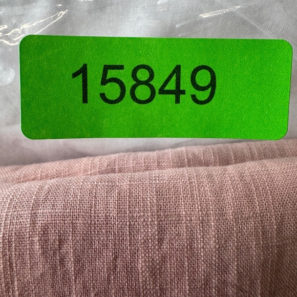 RW&Co. Women's Sleeveless LINEN Blend Mini Shift Dress Cottage Pink Size Medium - Picture 14 of 14